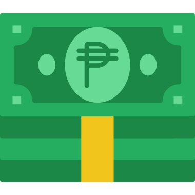 para vektörü düz renk simgesi