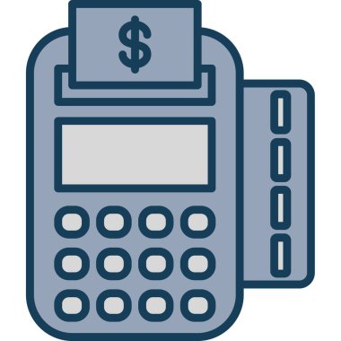 fatura para makinesi simgesi - taslak biçimi