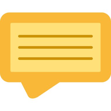 konuşma balonu sohbet simge vektör çizim tasarım