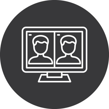 seo modern simgesinin vektör illüstrasyonu