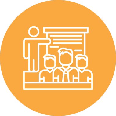 İş ve finans simgesinin vektör illüstrasyonu