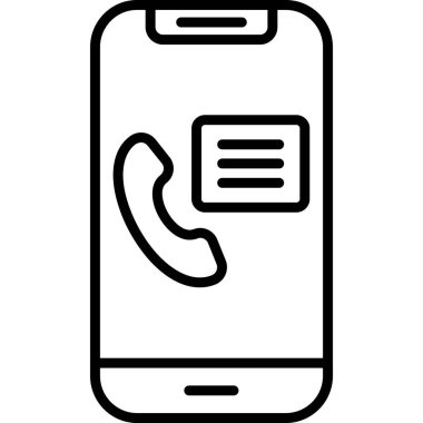 Akıllı telefon araması. Basit tasarım