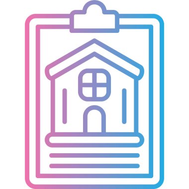 Ev simgesinin vektör illüstrasyonu