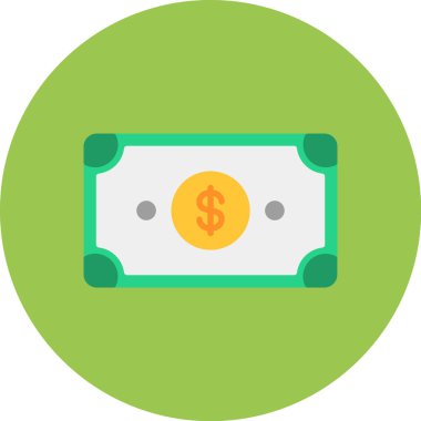 Dolar simgesi vektör illüstrasyonu