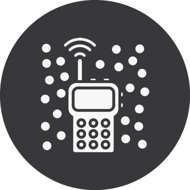 radyo simgesi vektör illüstrasyonu