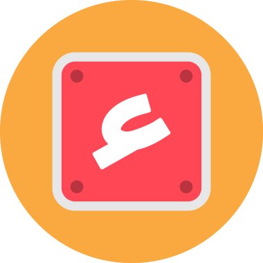 Modern simgenin vektör illüstrasyonu