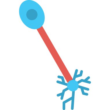 Bakteri simgesi olan virüs, düz stil