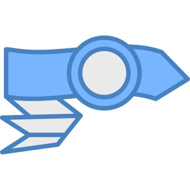 Bayrak. Web simgesi basit illüstrasyon