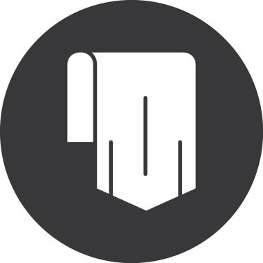 Eldiven. Web simgesi basit illüstrasyon