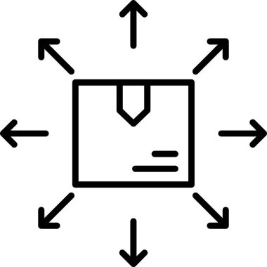 iş simgesi vektör illüstrasyonu