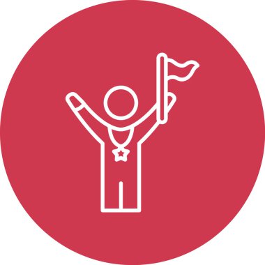 İngiliz anahtarı olan bir adamın vektör çizimi