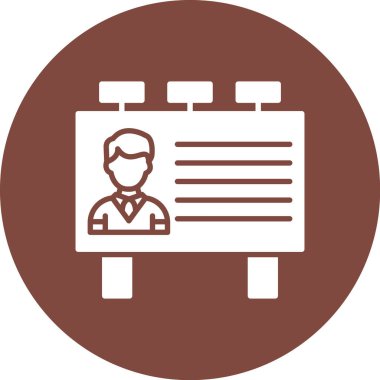 Bir doktor simgesinin vektör çizimi