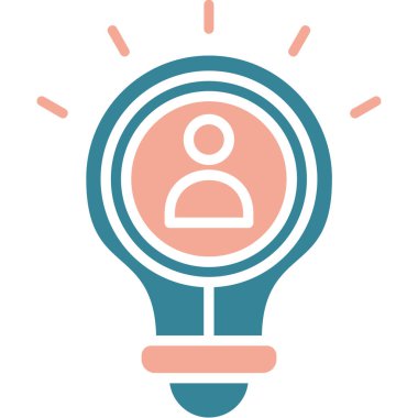 özet biçiminde ampul yaratıcı fikir simgesi