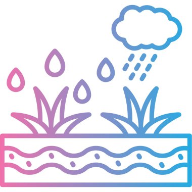 Güzel bir bitkinin vektör çizimi