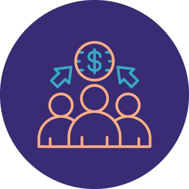 vektör insanlar simge illüstrasyonu