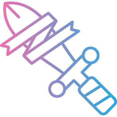 roket simgesi, vektör illüstrasyonu