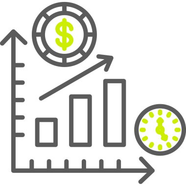 grafik ikonu vektör illüstrasyonu