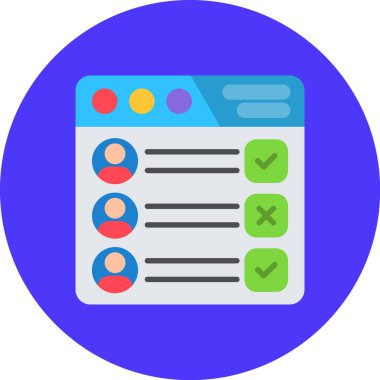 iş simgesi vektör illüstrasyonu