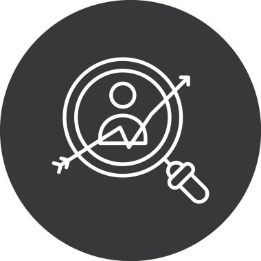 seo modern simgesinin vektör illüstrasyonu