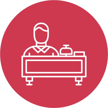 Modern simgenin vektör illüstrasyonu