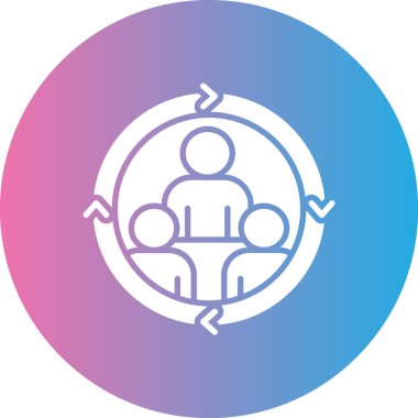 İnsan simgesinin vektör illüstrasyonu