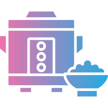 Tencere simgesinin vektör illüstrasyonu