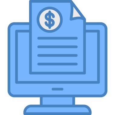 Dolar gagası vektör simgesi