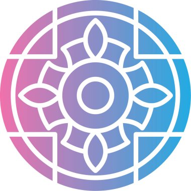 Güneş. Web simgesi vektör illüstrasyonu