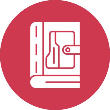 Kitap simgesi, modern illüstrasyon