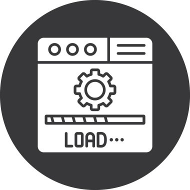 Web sitesi tasarımı için web simgesi, geliştirmenin vektör renk arkaplanı. premium simgesi.