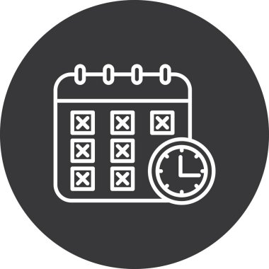 takvim tarihi simgesi vektörü