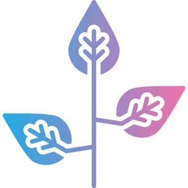 çiçek simgesi vektör illüstrasyonu