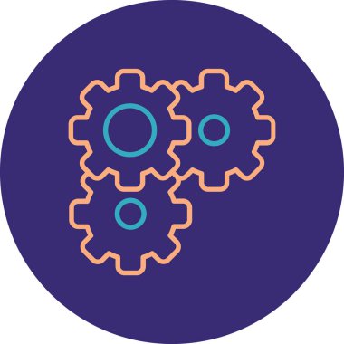 Seo simgesinin vektör illüstrasyonu