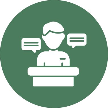 İnsanlar için vektör simgesi, iş ya da ev, ev