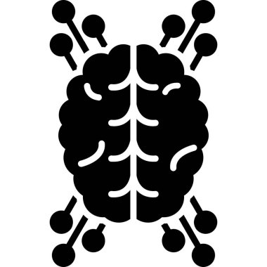 Beyin anatomisi simgesi ana hat biçiminde