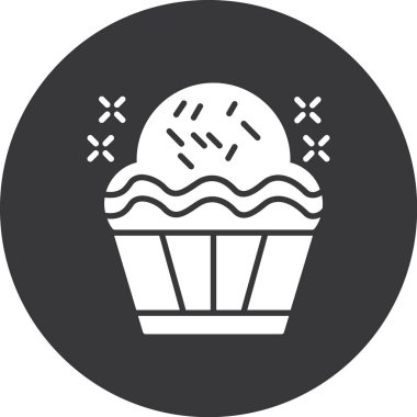 Tatlım. Web simgesi basit illüstrasyon