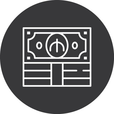 Para için. Web simgesi vektör tasarımı