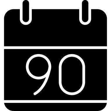 Takvim simgesi, vektör çizimi