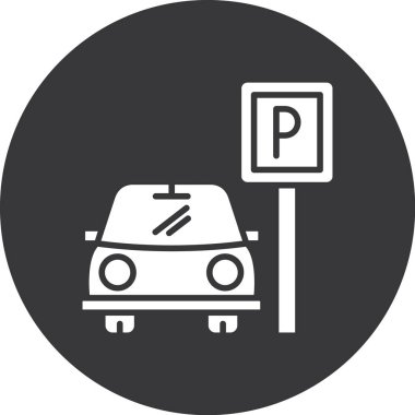 park simgesi modada izole edilmiş arkaplan