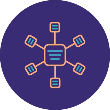 seo modern simgesinin vektör illüstrasyonu