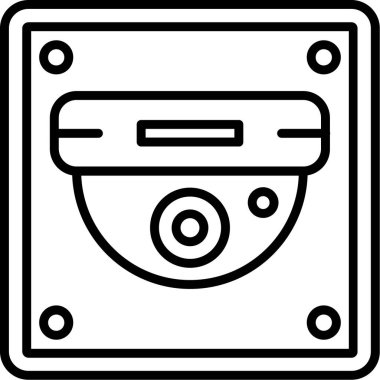 Güvenli güvenli simgesi ana hat biçiminde