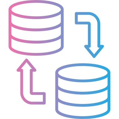 sunucu veritabanı simgesi doldurulmuş ana hatlar biçiminde