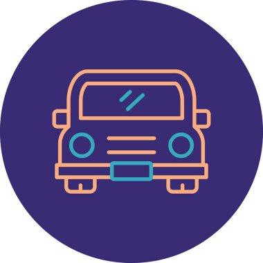 - Araba. Web simgesi basit illüstrasyon