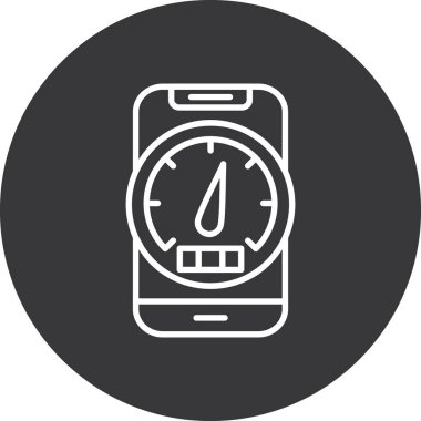 vektör izleme simgesi illüstrasyonu