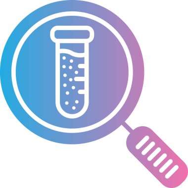 Bir test tüpünün vektör illüstrasyonu