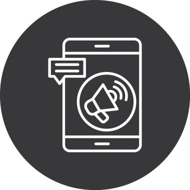 vektör telefon simgesi çizimi