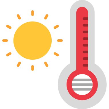 hava tahminleri sıcaklık simgesi dosya ana hatları biçiminde
