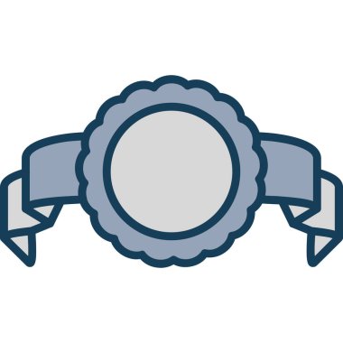 taç izole edilmiş ikon vektör illüstrasyon tasarımı içeren kurdele