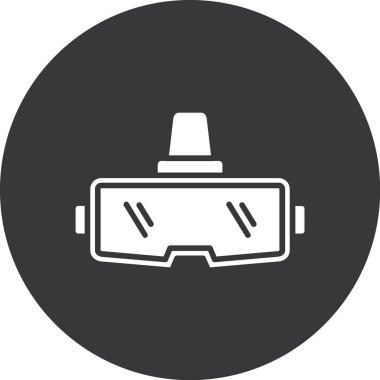 VR simgesi, vektör illüstrasyonu