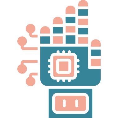 Fabrika simgesi, vektör illüstrasyonu